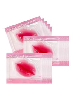 NIYET NIYET 30 pieces of Moisturizing Collagen Crystal Lip Mask - Anti-Ageing & Anti Chapped, Reduce lip Wrinkles, Fade Lip Color, Make Skin Smooth (Rose) 