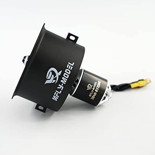 XFLY-MODEL XFLYMODEL 64mm 12 Blades EDF Ducted Fan with 4S 2840KV3200 Brushless Outrunner Motor Model Jet Aircraft - Image 1