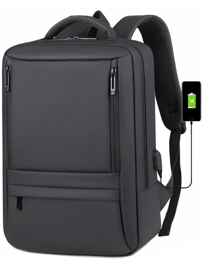 Generic 5610 Laptop Backpack, Waterproof Backpack, Large Capacity Backpack for Business Travel Black  - Image 1