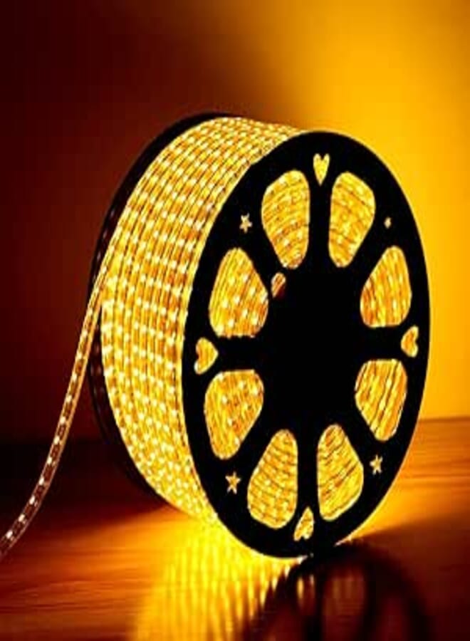 15M Waterproof LED Strip with Connector Color Warm