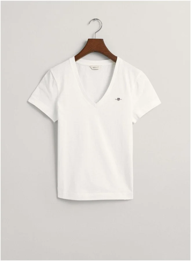 GANT Gant Shield V-Neck T-Shirt