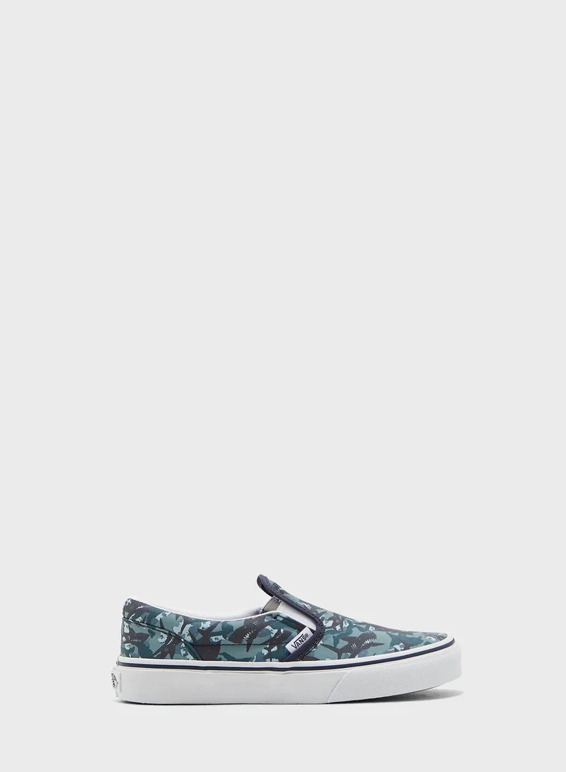 VANS Youth Animal Camo Classic Slip-Ons