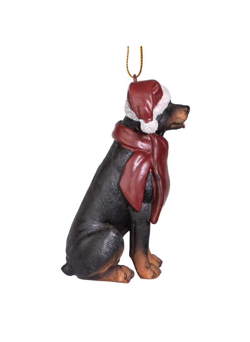 Design Toscano Design Toscano Christmas Xmas Rottweiler Holiday Dog Ornaments  - Image 2