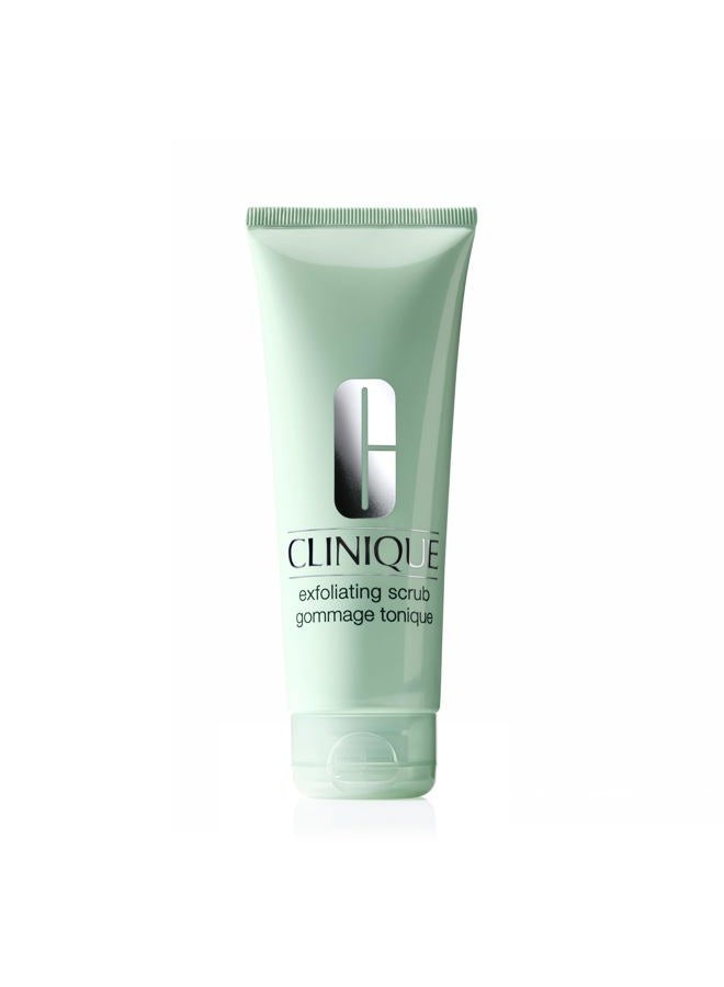 CLINIQUE Exfoliating Face Scrub With Salicylic Acid For Oily Skin Types | Refreshing + Refining, 3.4 Fl Oz - Image 1