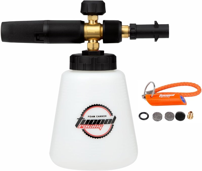 Tucool Racing Adjustable Foam Cannon for Karcher K Series K2/K3/K4/K5/K6/K7 Snow Foam Lance (Karcher K2-K7 White) - Image 1