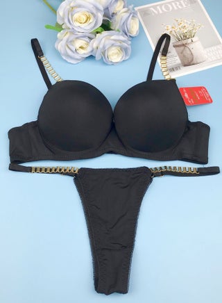 Elegant Two-Piece Lingerie Set - C-Cup Padded Bra with Chain Straps, Six Colors, Four Sizes - pzsku/Z61509838EDE5B8EFE5AAZ/45/_/1719232647/3c7d518a-521f-483b-96cd-ba549502d6a5