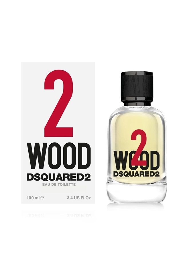 DSQUARED2 Wood 2 For Unisex Eau de Toilette Spray, 3.4 Ounce