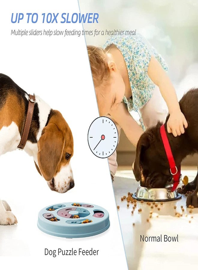 Pups&Pets Dog Puzzle Toys Interactive Dog Toys Dog Puzzles for Smart Dogs, ABS Durable Treat Dispenser for Training Funny Feeding, Dog Slow Feeder to Aid Pets Digestion, IQ Games & Mental Enrichment - Color May Vary - Image 4