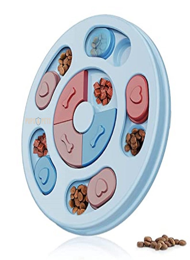 Pups&Pets Dog Puzzle Toys Interactive Dog Toys Dog Puzzles for Smart Dogs, ABS Durable Treat Dispenser for Training Funny Feeding, Dog Slow Feeder to Aid Pets Digestion, IQ Games & Mental Enrichment - Color May Vary - Image 1