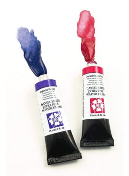 Daniel Smith Daniel Smith Extra Fine Watercolor 15ml Paint Tube, Quinacridone, Fuchsia  - Image 4