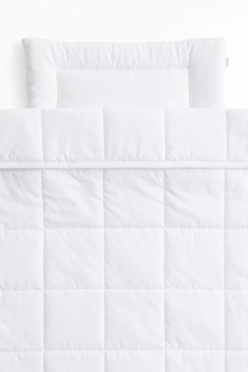 اتش اند ام لحاف مهد ووسادة من القطن