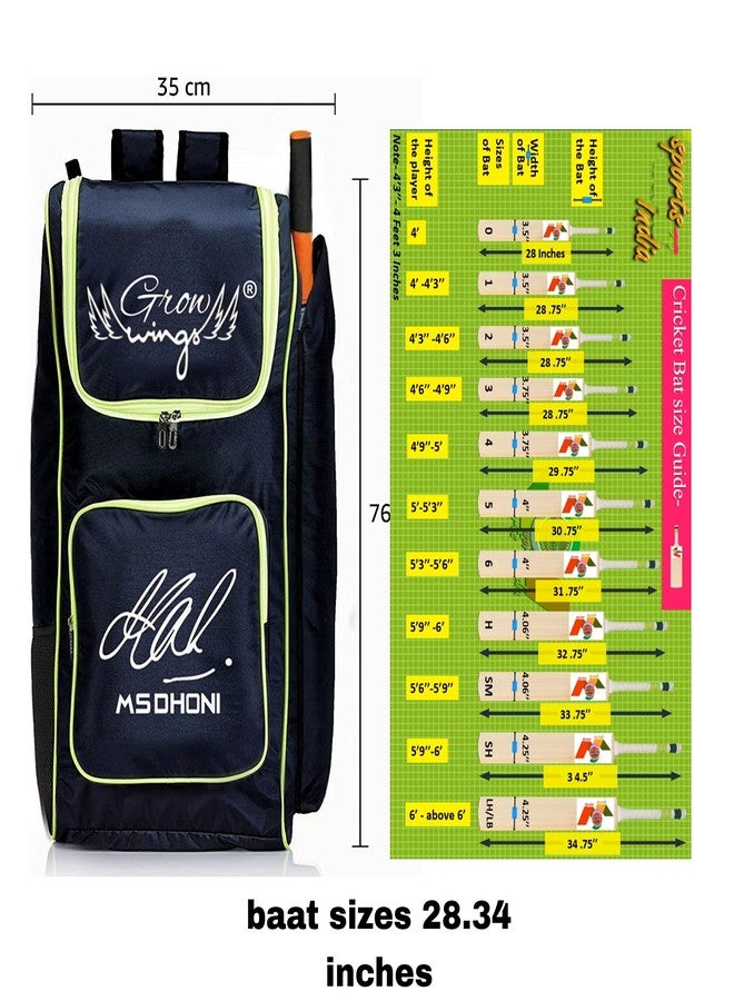 Grow wings Dashing Look Black Cricket Kit Bag - Image 3