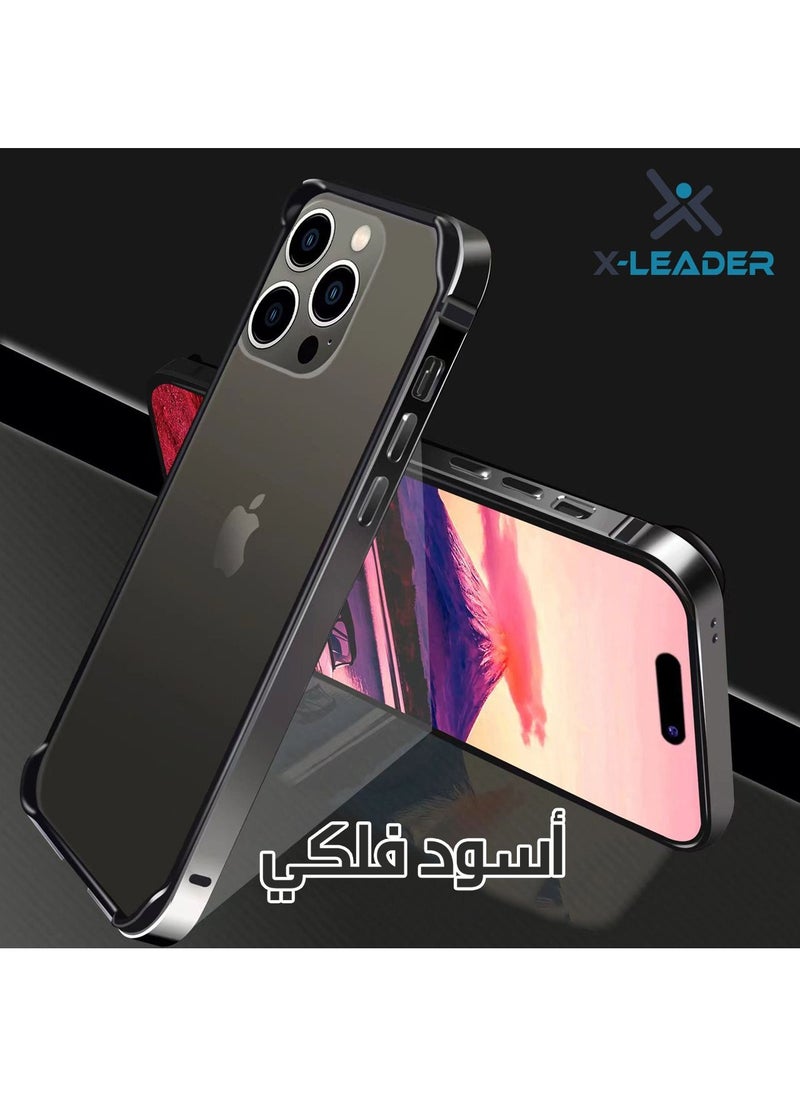 اكس ليدر - آيفون 13 برو إيطار حماية مع عدسات حماية أنيق مع حماية 100٪ لكل من (الهاتف والكاميرا) - Image 1