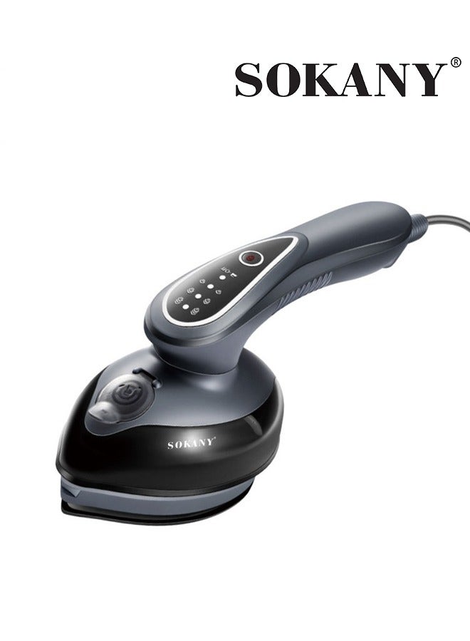 sokany 2-in-1 Steam Iron & Clothes Steamer, 1600W Portable Handheld Steamer Iron with 3 Temperature Levels, Fast Heating 90° Swivel Handle,120ML Water Tank, Powerful Wrinkle Remover,Garment Steamer for Home, Dorm, Travel  - Image 1