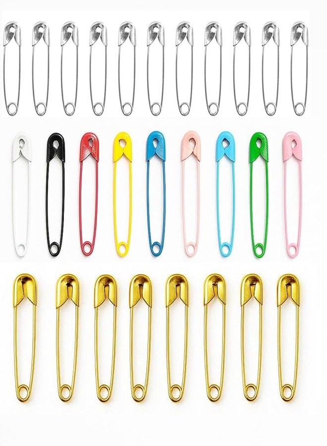 Arsdewy Safety Pins for Clothing, Fabric, Craft & Travel (30, Multicolor) - Image 1
