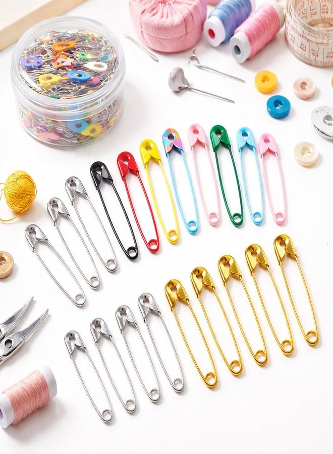 Arsdewy Safety Pins for Clothing, Fabric, Craft & Travel (30, Multicolor) - Image 2