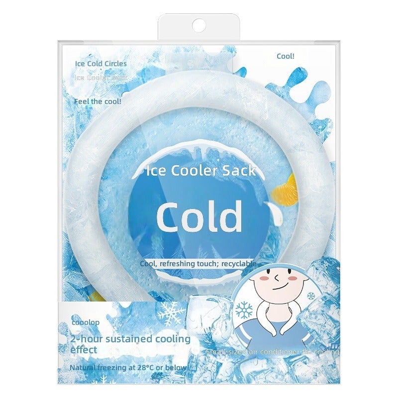 Summer Cooling Ice Ring - Portable Neck Cooler for Outdoor Sports