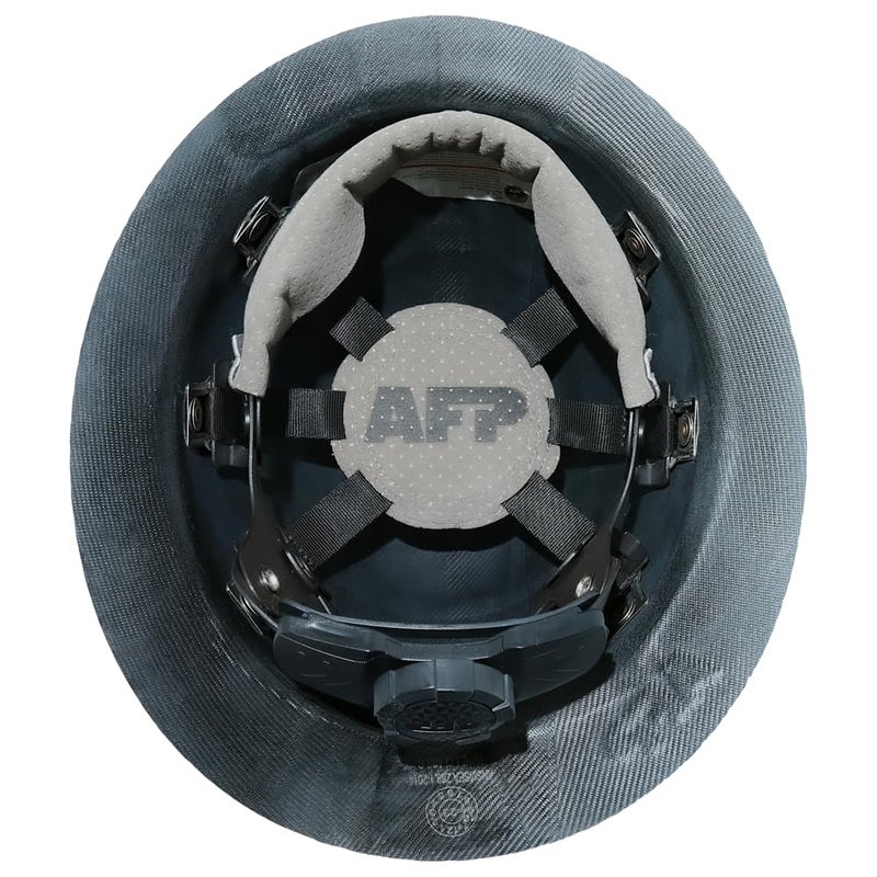 AFP Fiber Full Brim Hard Hat | 6 Point Ratchet Suspension | OSHA & ANSI Rated | Hard Hats for Men | Premium Construction Helmets for Safety - Image 2
