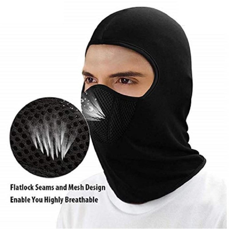 PrimeBox Full Cover Face Mask Cotton Fabric Bike Riding Washable Dust Protection Balaclava For Men Women Neck Gaiter Helmet Liner Pack of 2 Rider Accessories - Image 4