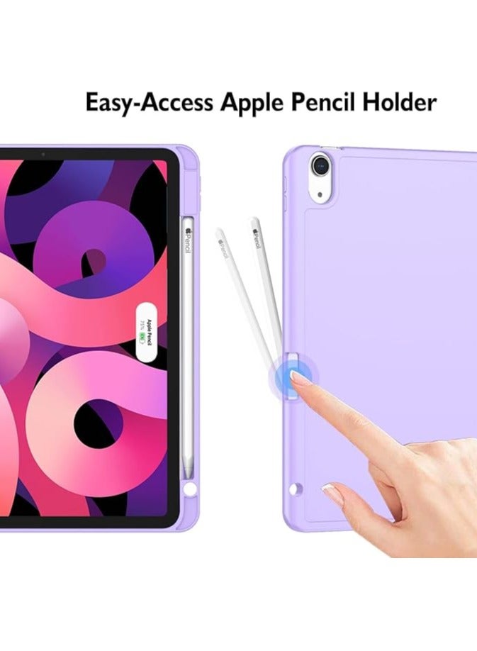 erorex iPad Air 11 Inch Case M2 2024/ iPad Air Case 5th Gen/4th Gen 2022/2020 10.9 Inch | Smart Case with Auto Wake/Sleep, Touch ID Support, Slim Protective Cover (Clove Purple, Air 11 Inch) - Image 5