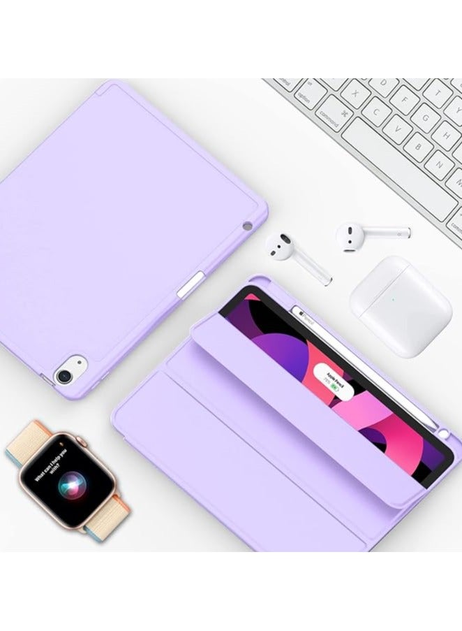 erorex iPad Air 11 Inch Case M2 2024/ iPad Air Case 5th Gen/4th Gen 2022/2020 10.9 Inch | Smart Case with Auto Wake/Sleep, Touch ID Support, Slim Protective Cover (Clove Purple, Air 11 Inch) - Image 2