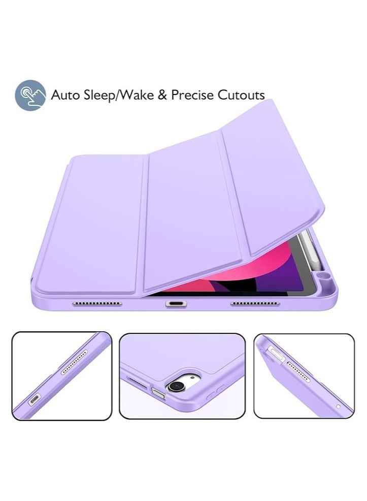 erorex iPad Air 11 Inch Case M2 2024/ iPad Air Case 5th Gen/4th Gen 2022/2020 10.9 Inch | Smart Case with Auto Wake/Sleep, Touch ID Support, Slim Protective Cover (Clove Purple, Air 11 Inch) - Image 4