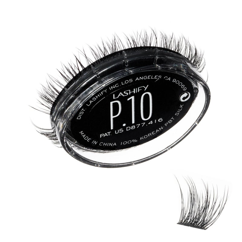 Lashify Plushy 10mm Gossamer Lashes in Black Easy DIY False Lashes for a Voluminous Yet Still Natural Look