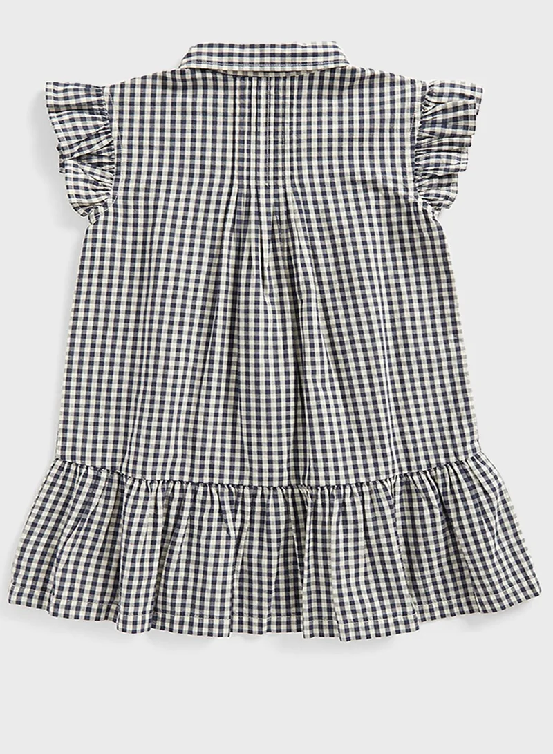 mothercare Kids Checks Shirt Midi Dress