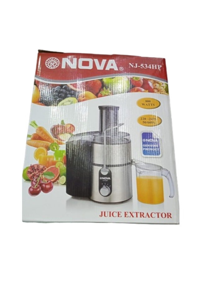 NOVA Food Processer and Juicer Combo, 800W Powerful Motor with 2-Speed, Food Grade Material includes Wide Mouth Centrifugal Juicer, Smoothie Blender, Blender, Chopper Grinder, Meat Grinder and Dough Blender - Image 2