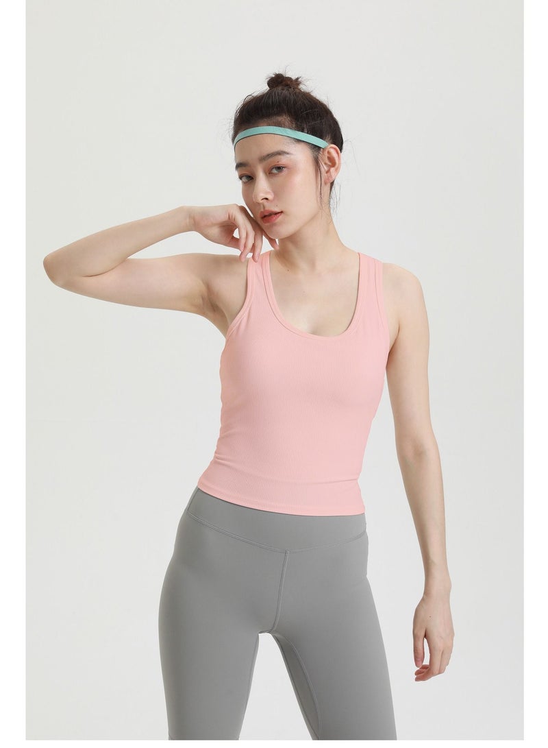 Loquat Ladies Running Sports Yoga Vest  - Image 1