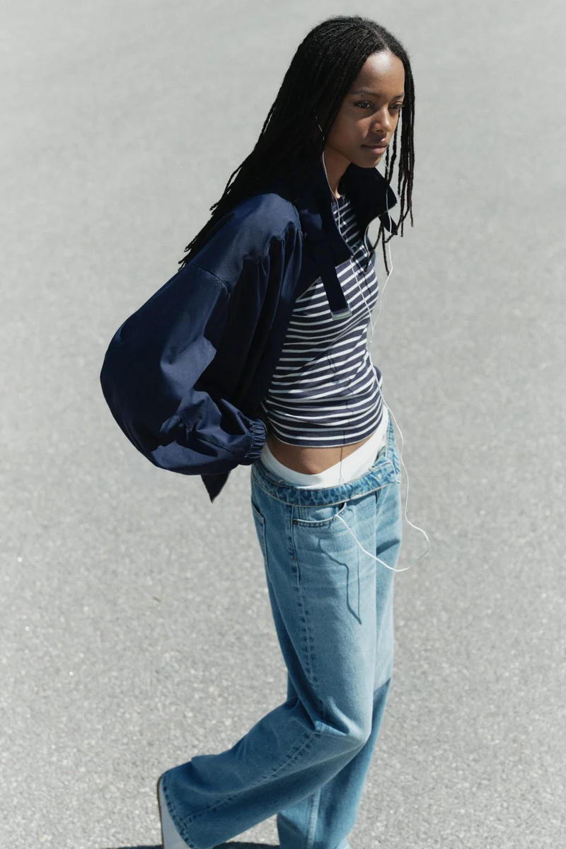 Oversized bomber jacket