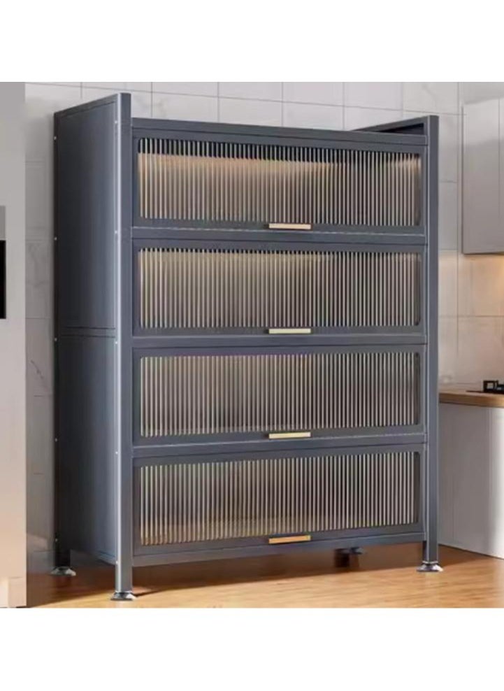 Generic - Bookcase Storage Organiser Bookcase Simple Bedroom Solid Wood Storage Rack Floor Bookcase Living Room Lattice Cabinet Suitable for Living Room Office Bedroom - Image 1
