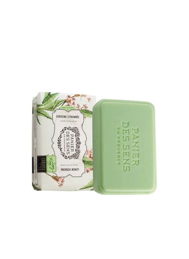 PANIER DES SENS Verbena Shea Butter Bar Soap 95% Natural & Made In France 2 Bars 7Oz/200G Each  - Image 3