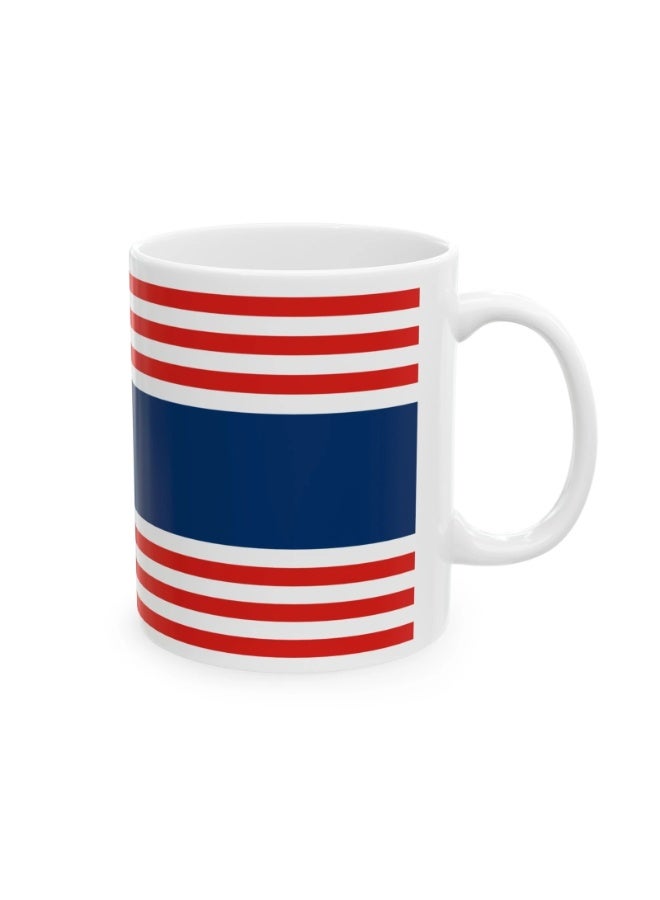 RYN White Coffee Mug with Malaysian Flag Design - Image 2