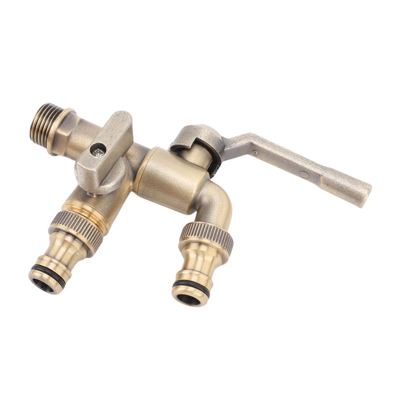 Outside Water Faucet Outdoor Wall Mounted Garden Brass Ball Valves Tap Frost Proof Spigot 1/2 Inlet 1/2 Outlet Retro Bronze for Home Balcony - Image 3