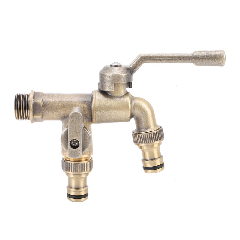 Outside Water Faucet Outdoor Wall Mounted Garden Brass Ball Valves Tap Frost Proof Spigot 1/2 Inlet 1/2 Outlet Retro Bronze for Home Balcony - Image 4