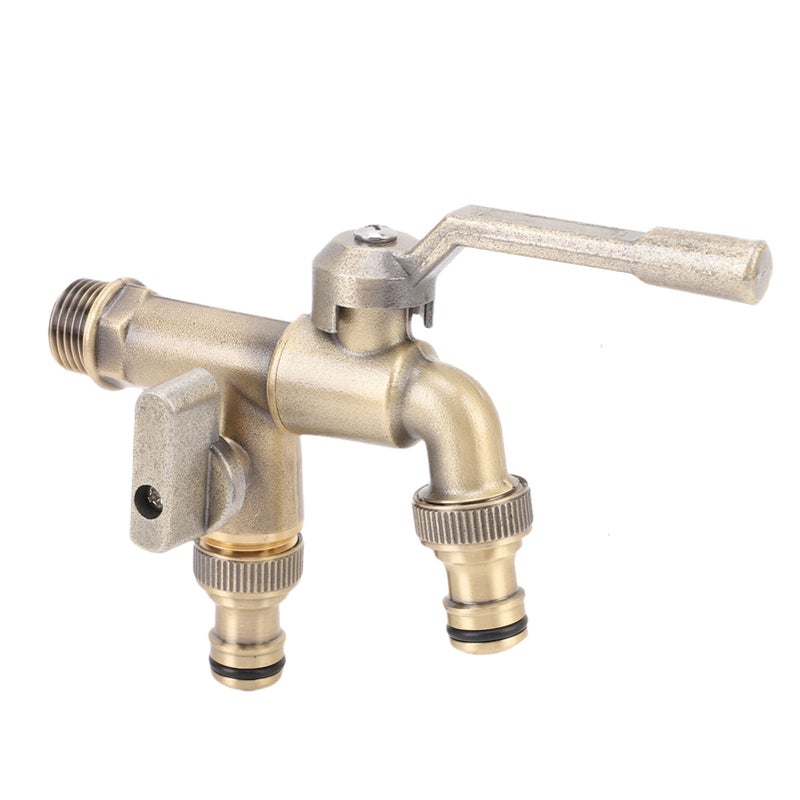 Outside Water Faucet Outdoor Wall Mounted Garden Brass Ball Valves Tap Frost Proof Spigot 1/2 Inlet 1/2 Outlet Retro Bronze for Home Balcony - Image 5