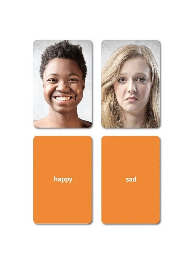 Picture My Picture - Feelings And Emotions Flash Cards ; 40 Emotion Development Language Photo Cards ; Speech Therapy Materials And Esl Materials - Image 1