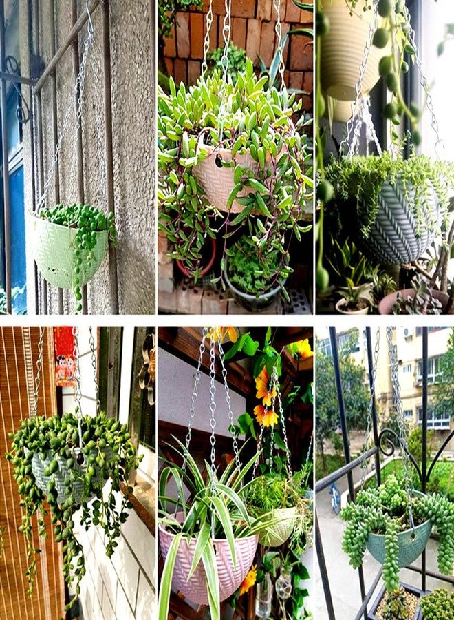 YINGFENG 10 Pack 9.5 Inch Silver Hanging Chain for Hanging Bird Feeders, Bird Houses, Planters, Baskets, Birdbaths, Lanterns, Wind Chimes, Billboards, Signs and Ornaments - Image 4