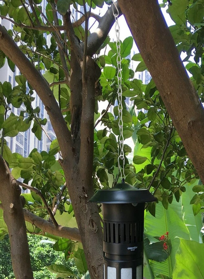 YINGFENG 10 Pack 9.5 Inch Silver Hanging Chain for Hanging Bird Feeders, Bird Houses, Planters, Baskets, Birdbaths, Lanterns, Wind Chimes, Billboards, Signs and Ornaments - Image 3