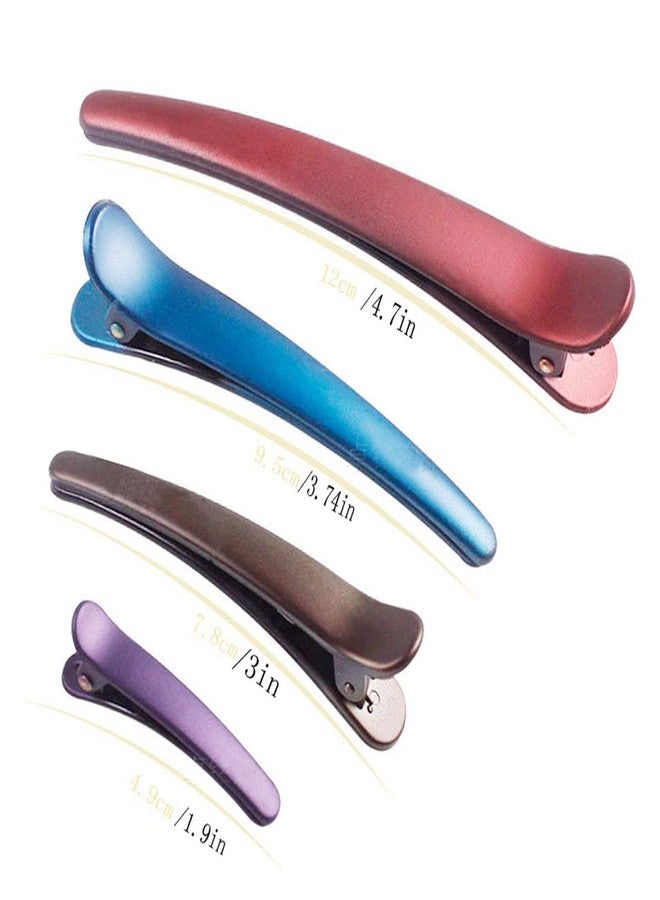 Fodattm 12PCS Professional Hairdressing Salon Duckbill Clip Plastic Non Slip Alligator Hairpin Simple Hairgrip Hair Clip Hair Barrettes for Hair Styling and Sectioning (Length -1.9in, Colourful) - Image 5