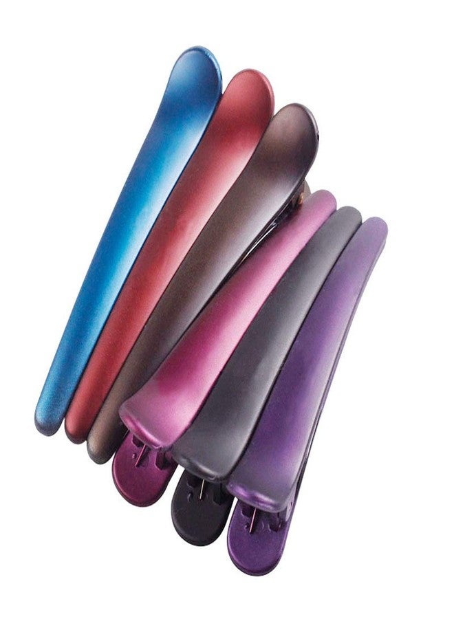 Fodattm 12PCS Professional Hairdressing Salon Duckbill Clip Plastic Non Slip Alligator Hairpin Simple Hairgrip Hair Clip Hair Barrettes for Hair Styling and Sectioning (Length -1.9in, Colourful) - Image 3