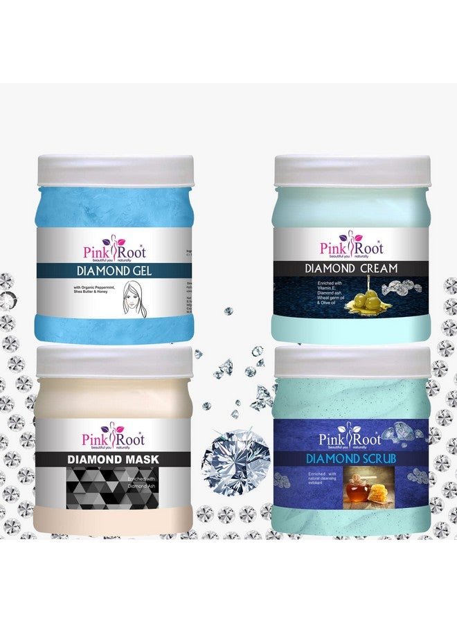 Pink Root Diamond Eco Facial Kit , 500Gm Pack Of 4 - Image 1
