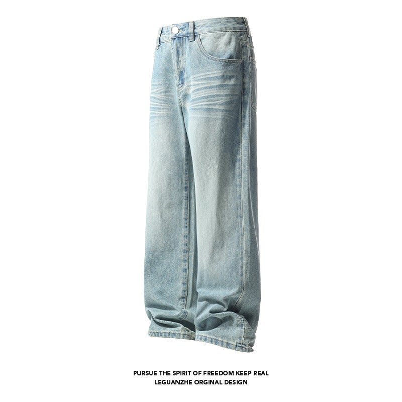 Unisex Casual Daily Denim Jeans - Image 3