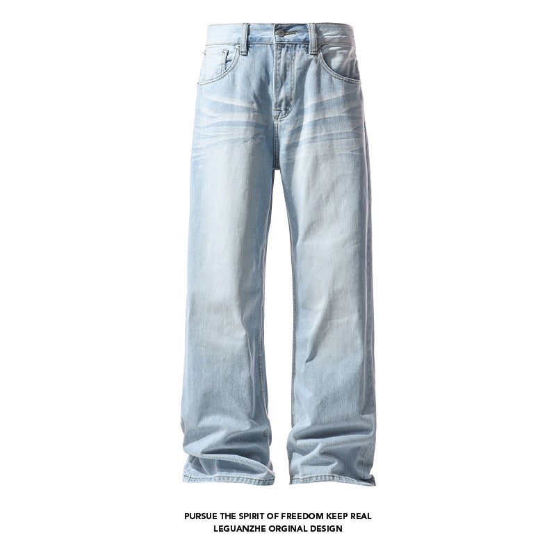 Unisex Casual Daily Denim Jeans - Image 1