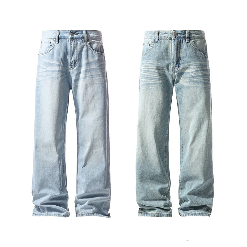 Unisex Casual Daily Denim Jeans - Image 2