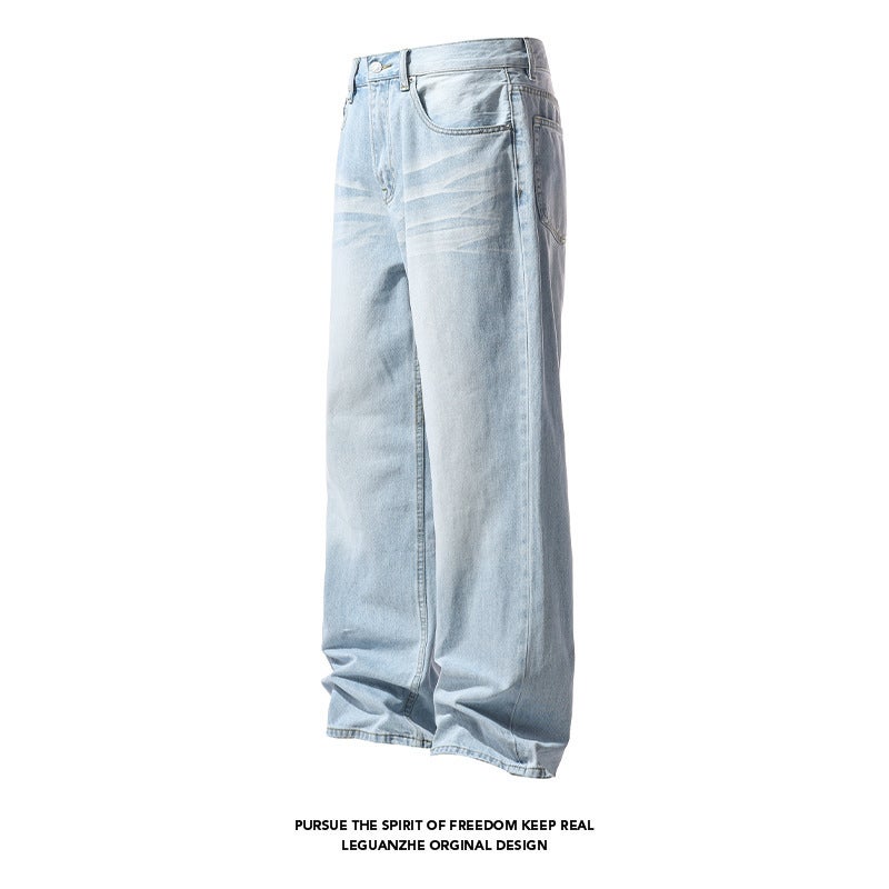 Unisex Casual Daily Denim Jeans - Image 4