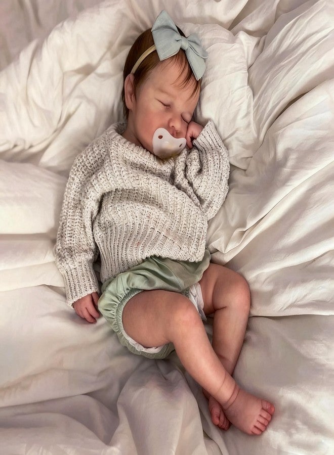Zero Pam Full Silicone Baby Doll-20 in Reborn Baby Dolls Silicone Full Body, Realistic Babys Doll, Anatomically Correct Girl, Real Life Reborn Dolls with Accessories - Image 3