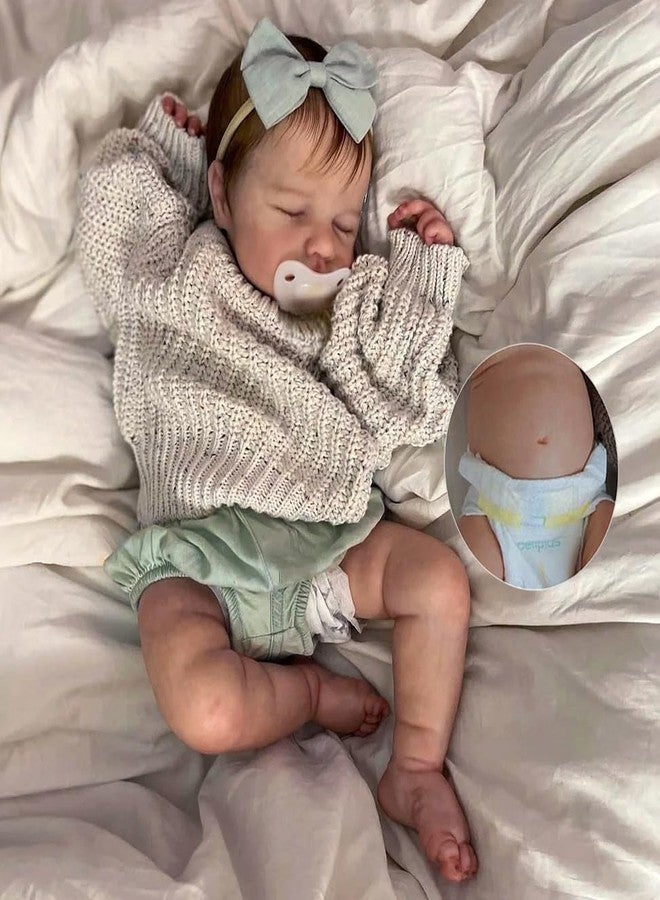 Zero Pam Full Silicone Baby Doll-20 in Reborn Baby Dolls Silicone Full Body, Realistic Babys Doll, Anatomically Correct Girl, Real Life Reborn Dolls with Accessories - Image 1