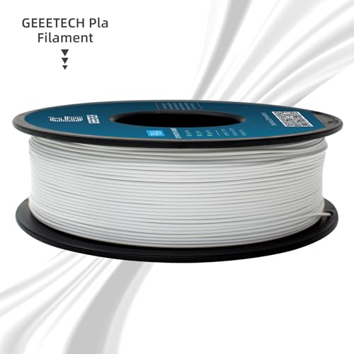 Geeetech 1.75mm PLA 3D Printer Filament, 1kg Spool (2.2lbs), Upgrade Tidy Winding Tangle-Free, Dimensional Accuracy +/- 0.02 mm, White - Image 3